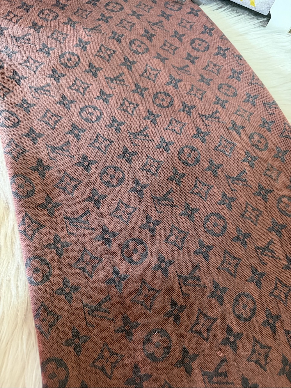 Louis Vuitton Monogram Shawl Wrap.